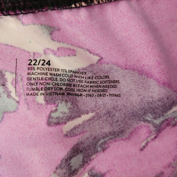 Livi Active Leggings 3X Pink Camo High-Rise Signature Stretch Wicking Pockets - Picture 13 of 13